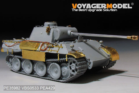Voyager Model PE35982 1/35 WWII German Panther Tank Ausf. D Early Production Basic Set (Takom 2103)