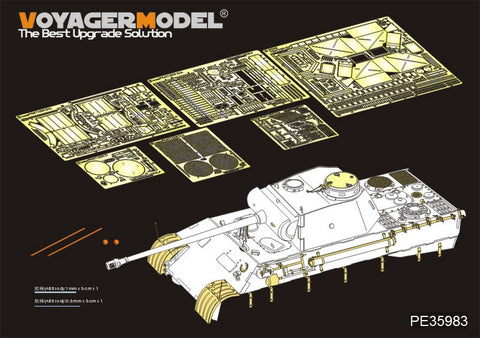 Voyager Model PE35983 1/35 WWII German Panther Ausf. D Late Production Basic (for Takom 2104)