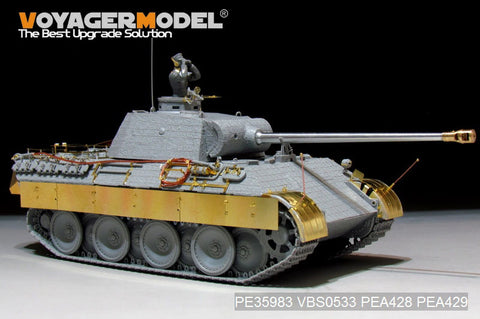 Voyager Model PE35983 1/35 WWII German Panther Ausf. D Late Production Basic (for Takom 2104)