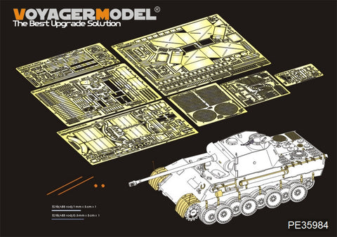Voyager Model PE35984 1/35 WWII German Panther Ausf. A Tank Early Production Basic (Takom 2097)