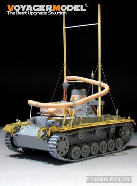Voyager Model PE35989 1/35 WWII German Panzer III Submersible Tank Ausf. F "Operation Sea Lion" Basic (for Dragon 6877/6717)