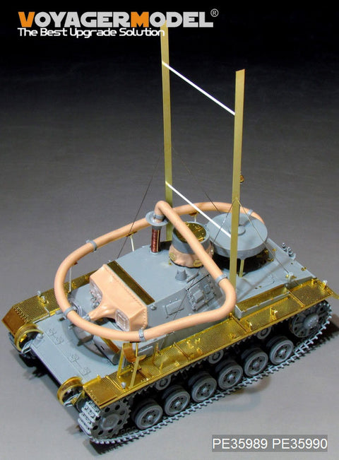 Voyager Model PE35989 1/35 WWII German Panzer III Submersible Tank Ausf. F "Operation Sea Lion" Basic (for Dragon 6877/6717)