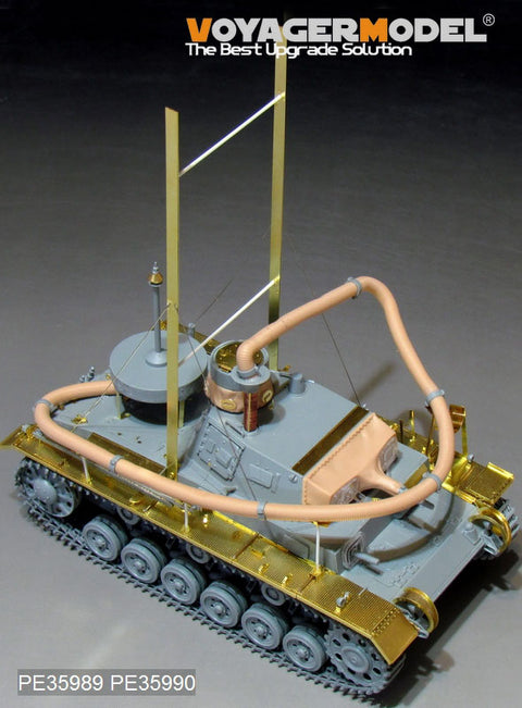 Voyager Model PE35989 1/35 WWII German Panzer III Submersible Tank Ausf. F "Operation Sea Lion" Basic (for Dragon 6877/6717)