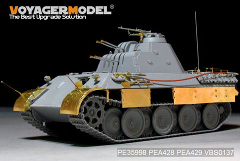Voyager Model PE35998 1/35 WWII German Flakpanzer V FlaKvierling 20mm MG 151/20 Basic (Takom 2105)