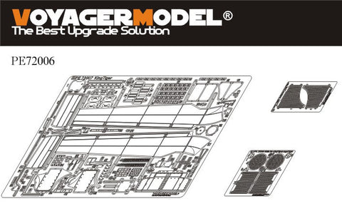 Voyager Model PE72006 1/72 WWII German King Tiger (Henschel Turret) (for Dragon 7240)