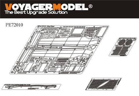 Voyager Model PE72010 1/72 WWII German King Tiger (Porsche Turret) (for Dragon/Trumpeter)