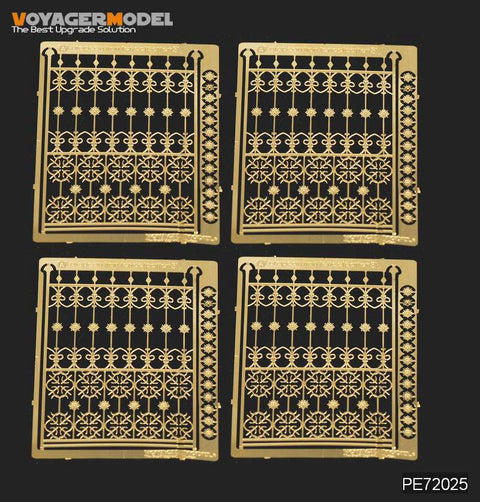 Voyager Model PE72025 1/72 European Iron Fence (Pattern 3) (General-purpose)