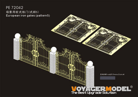 Voyager Model PE72042 1/72 European Iron Door (Pattern 5)
