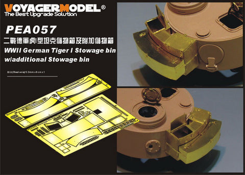 Voyager Model PEA057 1/35 WWII German Tiger I with Additional Stowage Bin (Universal)