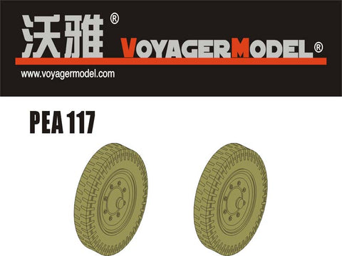 Voyager Model PEA117 1/35 WWII German Sd.Kfz.251/Sd.Kfz.11 Road Wheel Pattern 1