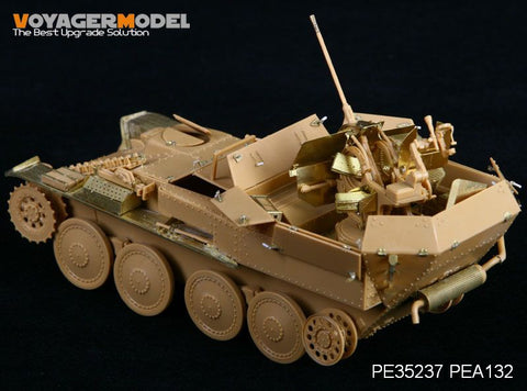 Voyager Model PEA132 1/35 WWII German Sd.Kfz.140 38(t) Anti-Aircraft Tank "Gepard" Fenders (Tristar 35035)