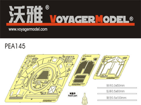 Voyager Model PEA145 1/35 WWII German Sd.Kfz.222 & Sd.Kfz.250/9 Turret Grenade-Protection Mesh Type 1 (Tamiya 35270/35115)