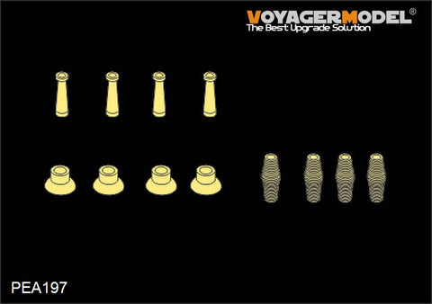 Voyager Model PEA197 1/35 Modern US AFV Antenna Base Set 1 (Set of 4) (Universal)