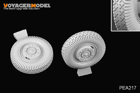 Voyager Model PEA217 1/35 WWII German Sd.Kfz.234 Road Wheels - Pattern 5 (4 pcs)