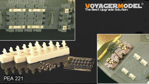 Voyager Model PEA221 1/35 WWII Russian JS Heavy Tank Series Spare Track Holders (18 pcs) (Universal)