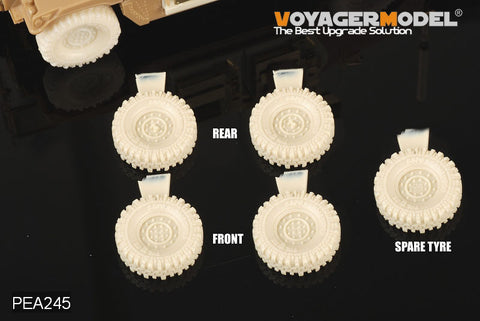 Voyager Model PEA245 1/35 Modern Humvee/Dumvee Family Super Swamper Wheels & Spare Wheel (Universal)