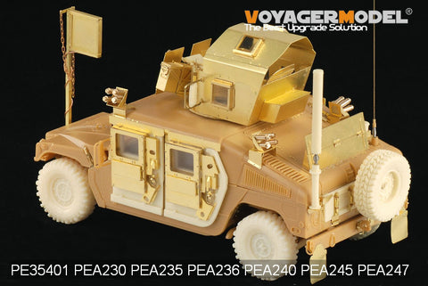 Voyager Model PEA245 1/35 Modern Humvee/Dumvee Family Super Swamper Wheels & Spare Wheel (Universal)