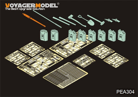 Voyager Model PEA304 1/35 Modern US Army M109 Self-Propelled Howitzer – Additional Parts (General Purpose)