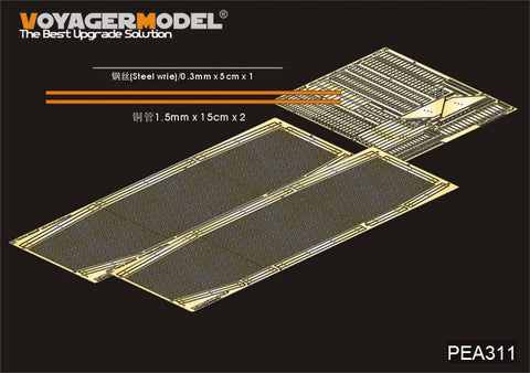 Voyager Model PEA311 1/35 Jagdpanzer IV/70(V) "Lang" with Thoma-shield wire-mesh Schürzen (Dragon 6082/6689; Tristar Kit 35048)
