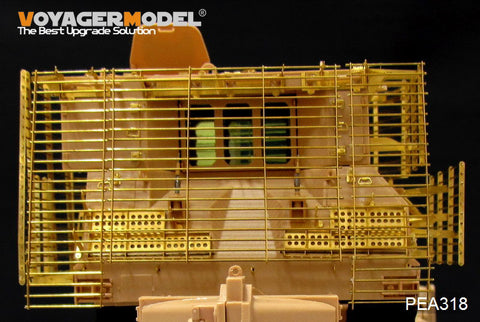 Voyager Model PEA318 1/35 Modern Israeli D9R Armored Bulldozer Slat Armor Photo-Etched Set (for Meng SS-002)