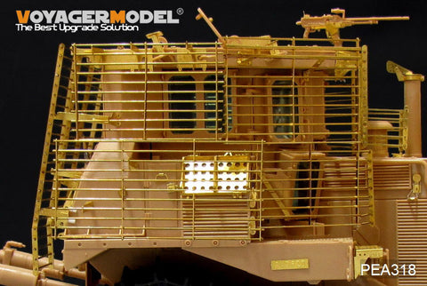Voyager Model PEA318 1/35 Modern Israeli D9R Armored Bulldozer Slat Armor Photo-Etched Set (for Meng SS-002)