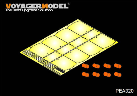 Voyager Model PEA320 1/35 WWII German StuG III Ausf. G (Late-Late Production) Pivot-Mount Hull Schürzen Set (for Dragon)