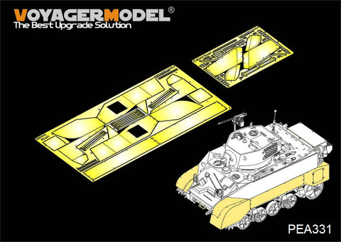 Voyager Model PEA331 1/35 WWII US M3A3 Light Tank Fender/Side Skirt Set (for AFV Club)