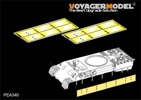 Voyager Model PEA340 1/35 WWII German Panther Ausf. A/D Schürzen Set (for Zvezda)