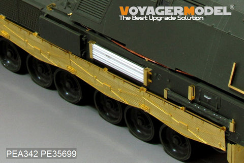 Voyager Model PEA342 1/35 Modern German PzH2000 Self-Propelled Howitzer Side Skirt Set (for Meng Model TS-012)