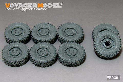 Voyager Model PEA361 1/35 Modern US Cougar 6x6 MRAP Wheel Set Ver. B (Set of 6 + Set of 2) (For Meng Model SS-005)