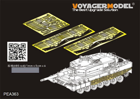 Voyager Model PEA363 1/35 Modern German 1/35 Leopard 2A4 Schürzen Set (for Meng Model TS-016)
