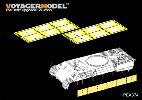 Voyager Model PEA374 1/35 WWII German Panther Ausf. D Schürzen Set (for Tamiya 35345)