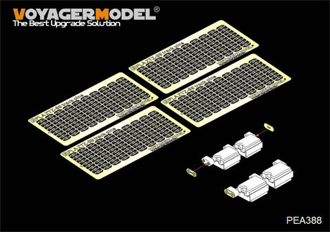 Voyager Model PEA388 1/35 Chinese ZTZ99A Main Battle Tank Track Pin Set (for Panda Hobby PH35018)