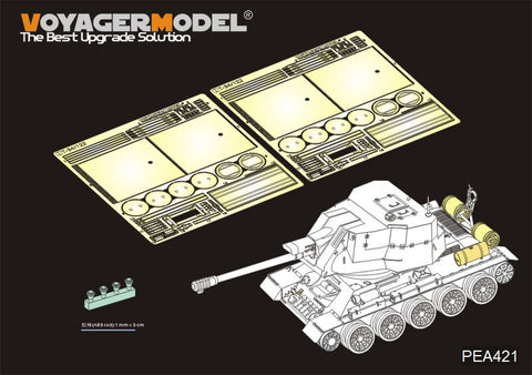 Voyager Model PEA421 1/35 WWII Soviet Tank External Fuel Tanks & Smoke Generator 2.0 (Universal)