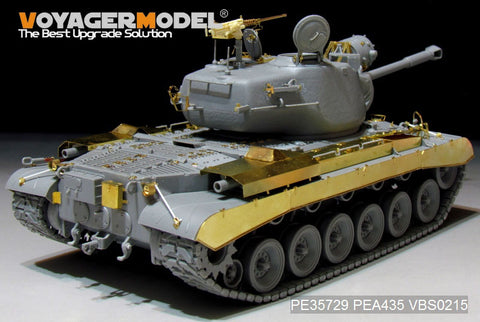 Voyager Model PEA435 1/35 WWII US Army M46 Patton Tank Side Skirts and Stowage Bins (Takom 2117)