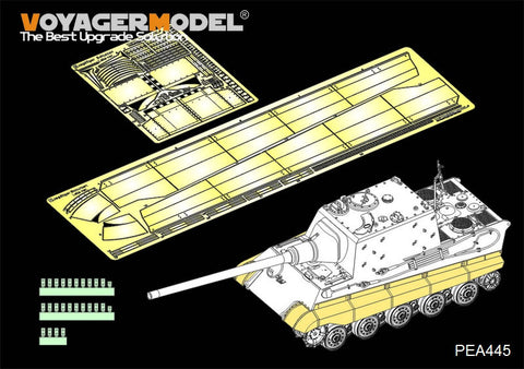 Voyager Model PEA445 1/35 WWII German Army Sd.Kfz.186 Tank Destroyer "Jagdtiger" Schürzen – Late Version (for Takom 8001)
