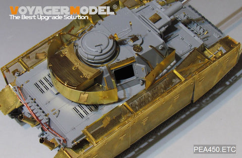 Voyager Model PEA450 1/35 WWII German Army Panzer IV Ausf. J "Thoma Shields" Wire Mesh Schürzen (Late Type) (for Border 35008)