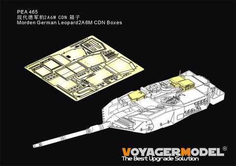 Voyager Model PEA465 1/35 Modern German Leopard 2A6M CDN Box (for GP)