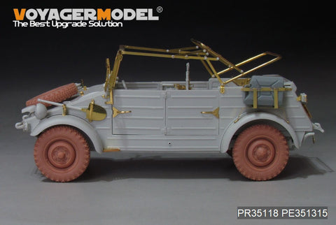 Voyager Model PR35118 1/35 WWII German Kübelwagen Type 82 Standard Wheel Pattern 3 (for all kits)