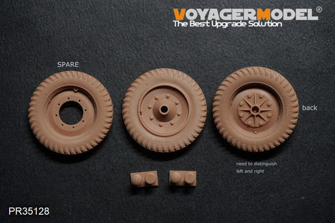 Voyager Model PR35128 1/35 WWII German Sd.Kfz.251 / Sd.Kfz.11 Wheels with Fulda Tires (Universal)