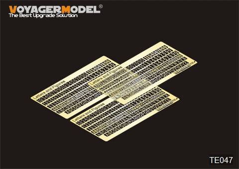 Voyager Model TE047 Letters and numbers