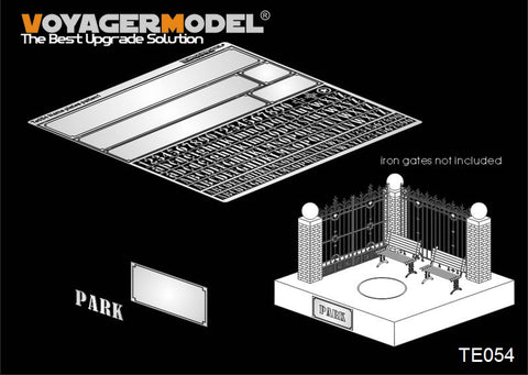 Voyager Model TE054 Display Stand Nameplate (for 1 Unit) (Universal)