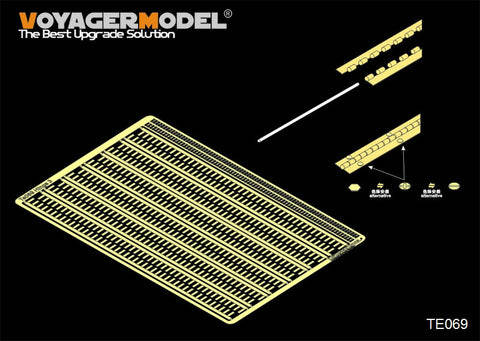 Voyager Model TE069 Hinge Set (for Size 3) (Medium) (Universal)