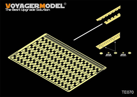 Voyager Model TE070 Hinge Set (for Size 4) (Large) (Universal)