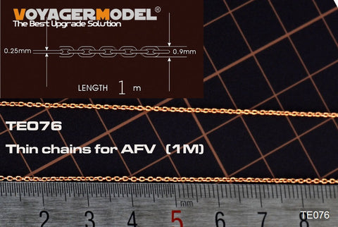 Voyager Model TE076 General-Purpose Chain for AFVs (Fine) (1m)