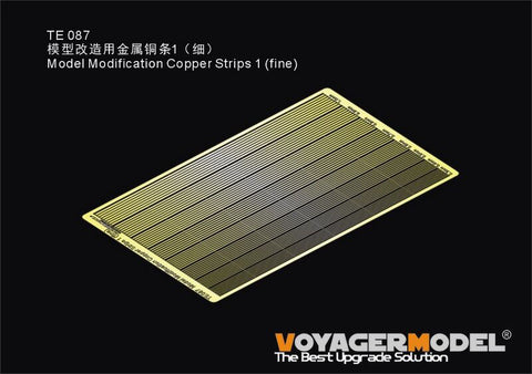 Voyager Model TE087 Detail-up Parts: Copper Stripe 1 (Fine)