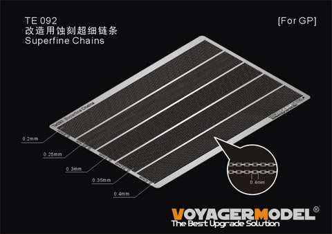 Voyager Model TE092 Super Fine Chain (for all kits)