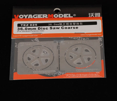 Voyager Model TEZ025 36.0mm Circular saw (rough-cut)