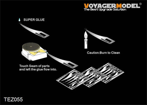 Voyager Model TEZ055 Stainless Steel Super Glue Applicator 2 (Pack of 10) (Universal)