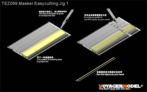 Voyager Model TEZ069 1/35 Masking Tape Cutting Jig 1